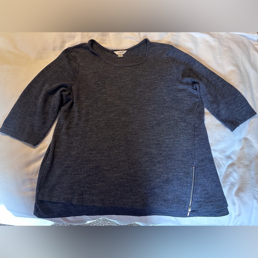 Christopher Banks / CJ Banks 3/4 Sleeve Thermo Sweatshirt Top 2X